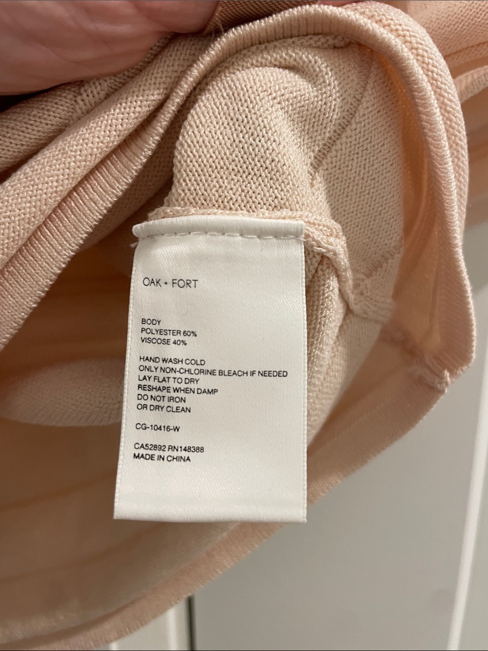 Oak + Fort Cropped Cream Cardigan - Picture 11 of 12